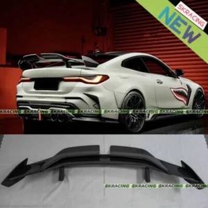 Real Carbon Rear Trunk Spoiler Wing Lip For BMW G80 M3 G82 M4 Coupe 2021 2023 - Picture 1 of 21