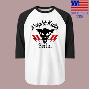 Knight Kats Berlin Hombre Raglán Negro Talla S-2XL - Imagen 1 de 1