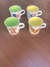 Taylor International Bicentennial Coffee Cups - Set Of 4 - 3 1/4"