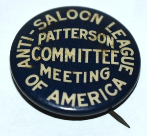 Pin retroceso vintage de la Liga Patterson antisalón reunión del Comité Patterson - Imagen 1 de 2