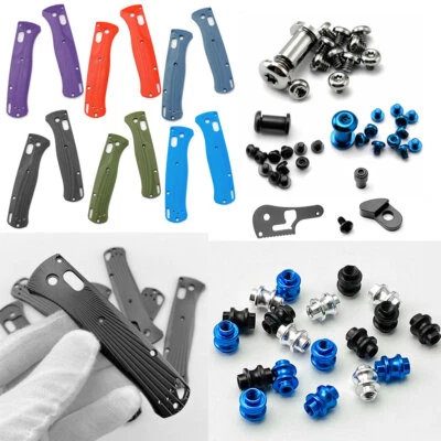 Screw Grip Scales Thumb Studs Clip Stop Pin Back Spacer For Benchmade Bugout 535