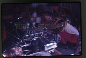 STP Team Garage - 1970 Inaugural USAC California 500 @ OMS - Vtg Race Slide - Picture 1 of 3