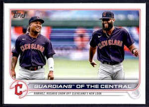 2022 Topps Update Guardians of the Central (Jose Ramirez/Amed Rosario) Cleveland