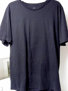 Cotton:On Men's Organic Regular Fit Crew Neck T-Shirt Classic Tee Black XL - Picture 1 of 3