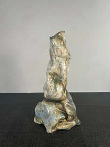 Signed S. Fredrik 10/89 Abstract Studio Ceramic Candlestick /Vase 8″ (20cm) - Picture 1 of 15