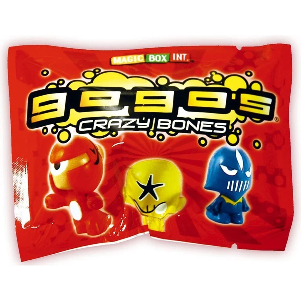 Gogo's Crazy Bones - Series 1 - BLIND BAG (3 Random Gogos & 3 Stickers) - New - Image 1 of 1