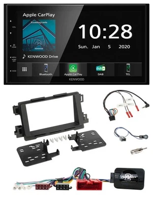 Kenwood Bluetooth Lenkrad DAB USB 2DIN Autoradio für Mazda 6 CX5 2013-2015 schwa - Bild 1 von 4