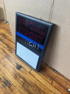 Vintage Special Export Beer Neon Light Bar Sign Heileman's 25x19 Tested Works - Picture 1 of 19