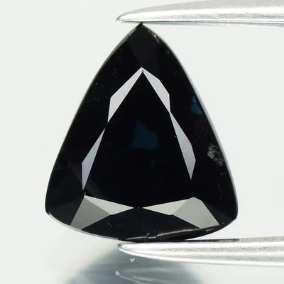 💎 1.52ct 7.7x6.8mm Trillion Natural Deep Blue Spinel - Tanzania Gemstone - Image 1 of 4