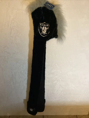 Gorro Raiders Mascota con Piel Día del Juego Prendas para la Cabeza con Bolsillos Largos Calentador de Manos Nuevo con Etiquetas Foto 1 de 4