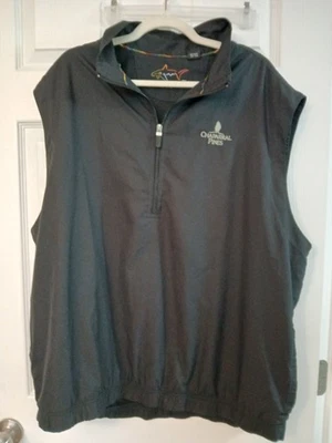 Greg Norman Chaleco Negro Chaparral Pines Golf Country Club Cortavientos Talla XXL Foto 1 de 4