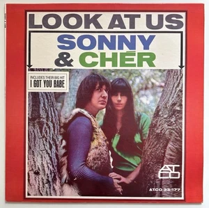 Sonny & Cher : Look At Us 1965 US black vinyl LP VG/VG+ w/ company inner sleeve - Picture 1 of 6