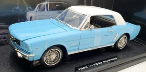 Motor Max 1/18 Scale 79834 - 007 Thunderball '64 1/2 Ford Mustang - Blue - Picture 1 of 5