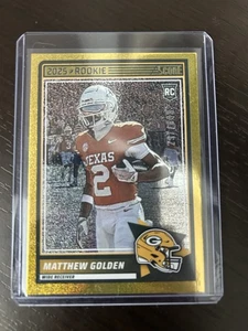 2025 Panini Score Rookies Matthew Golden #56 Dots Gold /499 RC Packers - Picture 1 of 3
