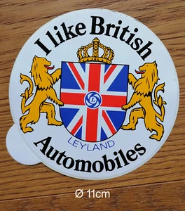 Sticker Aufkleber Leyland I Like British Automobiles Mini Oldtimer 80er Jahre - Bild 1 von 1