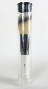 It Cosmetics Powder Mini Luxe Contour Brush Travel 4.5" (KER30W) White Handle - Picture 1 of 3