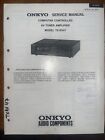 Onkyo Tx-Rv47 Computer Controlled Av Tuner Amplifier Service Manual Original