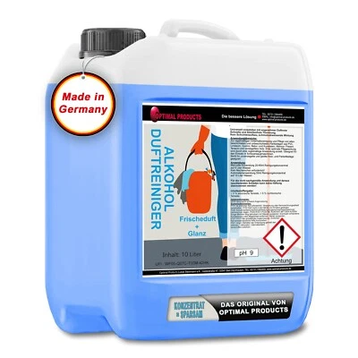 Alkohol-Duftreiniger, Citrus-Duft, Streifenfrei, Glanzreiniger, 10L *KONZENTRAT* - Bild 1 von 4