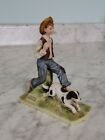 Goin Fishin By Norman Rockwell  Classic Figurine Collection