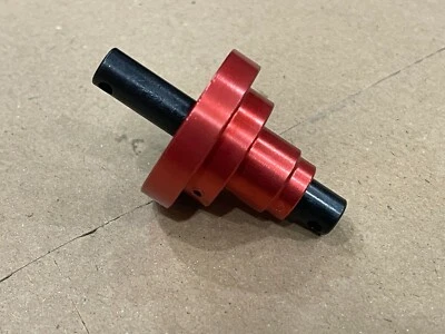  Solid Front/Rear Steel Differential Locker Spool For Traxxas E Revo 2.0 Red  - Image 1 of 2