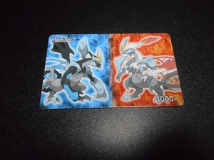 Pokemon Prepaid Gift Card Nintendo Reshiram Zekrom #4243 PLAY - Picture 1 of 10