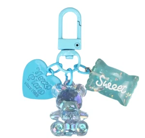 Cartoon Bling Heart Bear Animal Candy Keychain - Picture 1 of 6