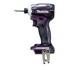 Makita Td172dzap Rechargeable Impact Driver (Main Unit Only) Purple New