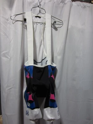 NEW Giordana Scatto Pro Road Bike Cycling Padded Bib Shorts Women's XL Blue - Image 1 of 4