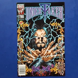 1999 Chaos! Comics Undertaker #1 Robert E Brown Variant Cover. WWF. 1st Print NM - Imagen 1 de 9