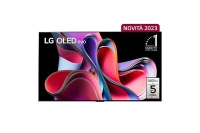 TV LG 55" OLED55G36LA OLED 4K UHD α9 GEN 6 SMART WIFI webOS 23 HDR10 USB NO 8K - Immagine 1 di 4