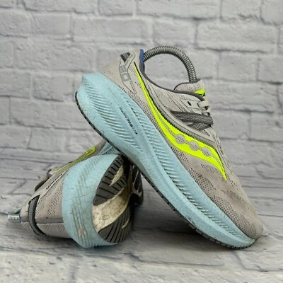 Women Sz 7 Saucony Triumph 20 Comfort Running Jogging Athletic Shoe Sneaker Teal - Image 1 of 4