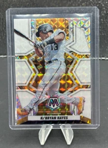 2022 Panini Mosaic Ke'Bryan Hayes White Prizm #/25 SP Pittsburgh Pirates - Picture 1 of 3