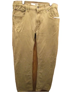 YOUTH BOYS SIGNATURE LEVI STRAUSS & CO ATHLETIC BROWN PANTS SIZE 18 INSEAM 29 - Picture 1 of 5