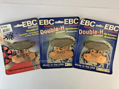 EBC BRAKE PADS FA167HH 3 PACKS DOUBLE H SINTERED BRAKE PADS - Image 1 of 4