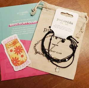 SALE!👻 PURA VIDA OCTOBER 2022 BRACELET CLUB GHOST EMOJI SET‼️SAME DAY FREE SHIP - Picture 1 of 4