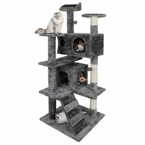 Cat Tree Tower 53" STURDY Activity Center Large Playing House Condo For Rest !!!