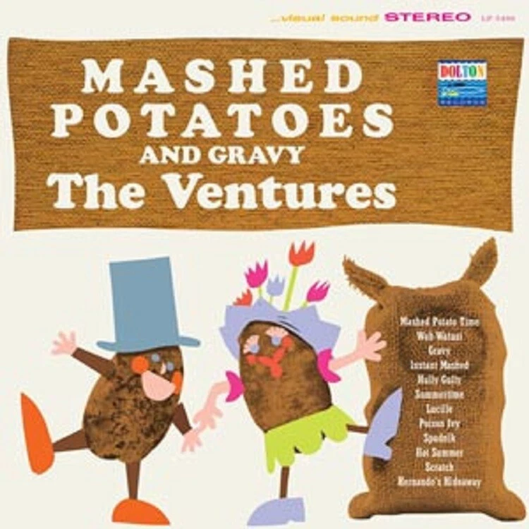 The Ventures - Mashed Potatoes And Gravy LP 180 Gram Colored Vinyl SURF RECORD - Image 1 of 1