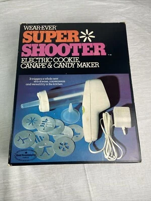 Vtg Wear Ever Super Shooter Electric Cookie & Candy Maker 70001 NIB no book READ - Image 1 of 4