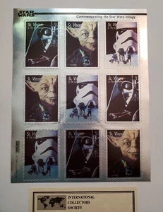 Star Wars Stamos conmemorando la trilogía de Star Wars 1995 - Imagen 1 de 4