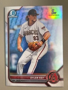 Dylan Ray 2022 1st Bowman Draft Chrome Refractor Arizona Diamondbacks BDC-191 - Picture 1 of 2