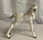 Jhr Germany Porcelain White Horse Figurine Old Horse Porcelain Figure