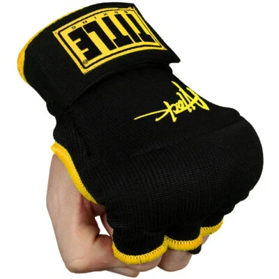 Title Boxing Attack Nitro Speedwraps 2.0 - Black/Yellow - Image 1 of 3
