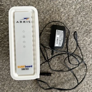 ARRIS SB6183 686 Mbps Cable Modem, White - 59243200300 - Bild 1 von 3