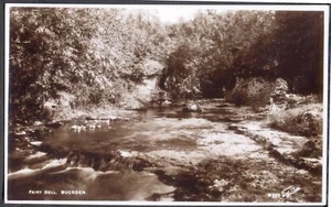 Fairy Dell, BUCKDEN, Yorkshire. Foto postal real vintage. Franqueo gratuito del Reino Unido - Imagen 1 de 1