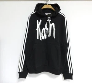 adidas Originals x Korn Parker Hoodie New with tags Black IN9102 Size S #3 - Picture 1 of 9