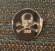 Yale Secret Society Skull & Bones #322 Fraternity Pin 