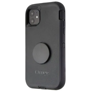 Otter + Pop Defender Series Case for Apple iPhone 11 (6.1-inch) - Black - Picture 1 of 4