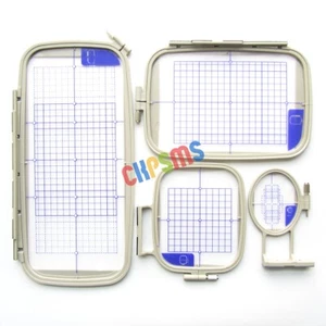 4Piece Embroidery Hoop Set fit for Brother PE770,NV780D,F440E,PE830DL,NS2750D+ - Picture 1 of 5