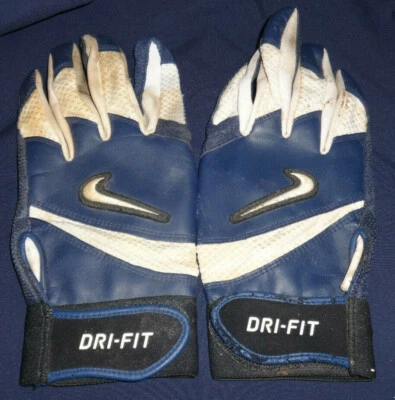 2005 JOSE LOPEZ Seattle Mariners MLB Game Used Worn Batting Gloves - Image 1 of 4