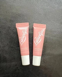 2 X LANOLIPS tinted lip balm perfect nude for dry lips travel size 0.105oz/3g - Picture 1 of 2